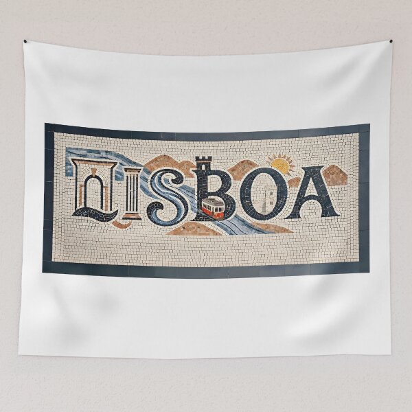 Item preview, Lisbon Portugal Traditional Calcada Portuguesa Mosaic Art designed and sold by Paulo Costa Dias.