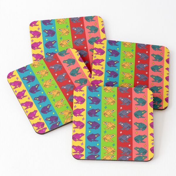 Item preview, Colorful Retro Toad Pattern Bright Pop Art Design designed and sold by darametzgerart.