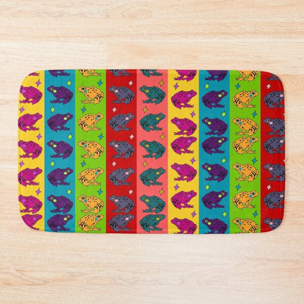 Item preview, Colorful Retro Toad Pattern Bright Pop Art Design designed and sold by darametzgerart.
