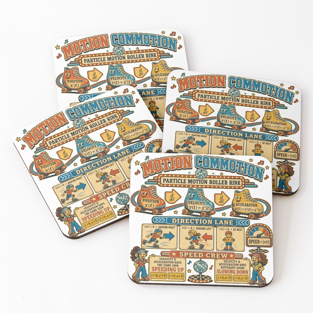 Item preview, Coasters (Set of 4) designed and sold by ForestaMath.