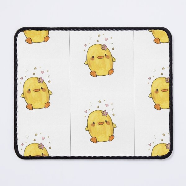 Item preview, Cute Chibi Yellow Chick with Flower Illustration designed and sold by abrar403.