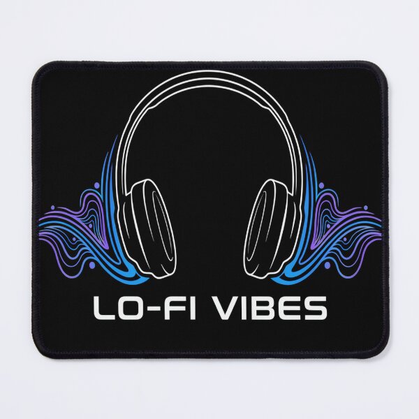 Item preview, Lo-Fi Vibes – Minimal Headphones Soundwave Design designed and sold by Midnight Veil Designs.