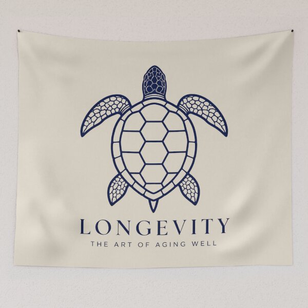 Item preview, Minimalist Turtle Longevity Line Art Wellness Logo Design designed and sold by Panom Suavichien.