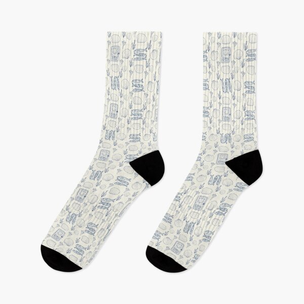 Item preview, Blue Line Sardines Coastal Tile Seamless Pattern designed and sold by Pop & Punch.