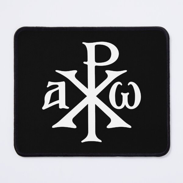 Item preview, Chi Rho Christogram White designed and sold by sifis.