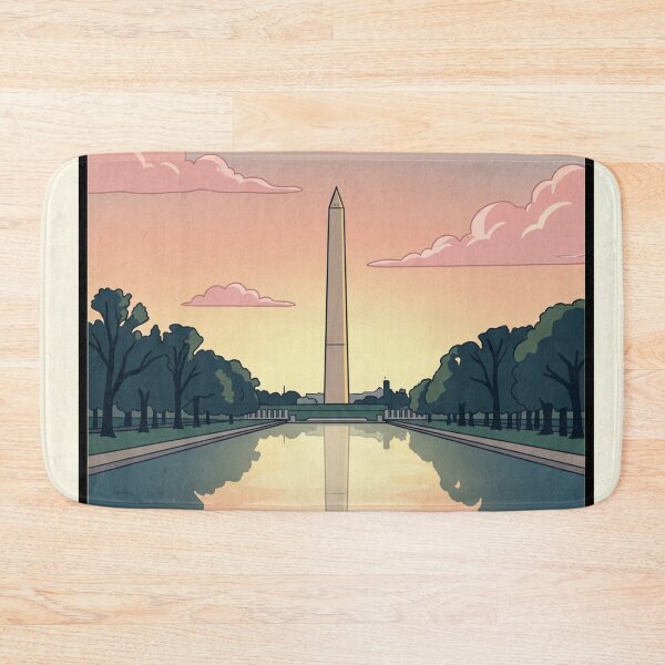 Item preview, Washington DC Scenic Vintage Style Travel Advert designed and sold by Dimensionality.