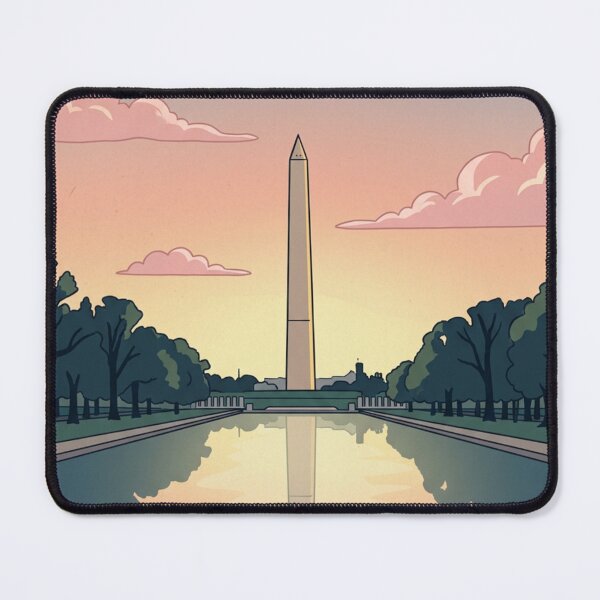 Item preview, Washington DC Scenic Vintage Style Travel Advert designed and sold by Dimensionality.