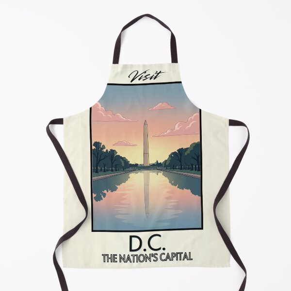 Item preview, Washington DC Scenic Vintage Style Travel Advert designed and sold by Dimensionality.