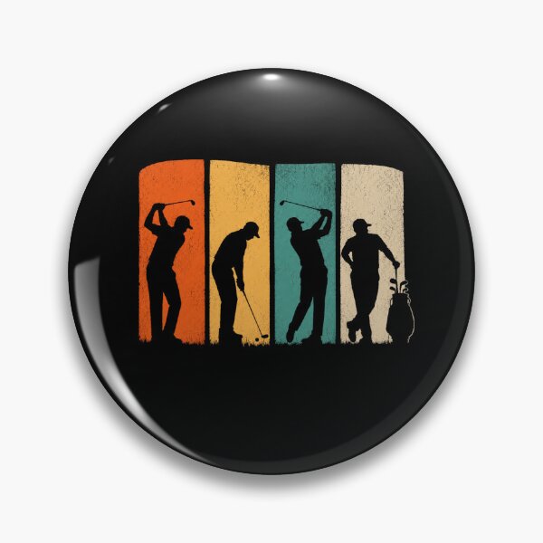 Item preview, Retro Vintage Golf Silhouette Panels  designed and sold by Moizento.