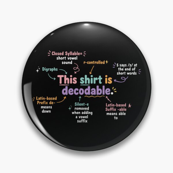 Artikelvorschau, Dieses Shirt ist entzifferbar, strukturierte Alphabetisierung, Bildung, Lesewissenschaft, Geschenk für Lehrer, Leselehrer entworfen und verkauft von Quiajia.