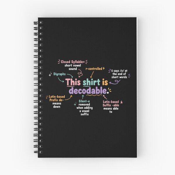 Item preview, Esta camiseta es decodificable, alfabetización estructurada, educación, ciencia de la lectura, regalo para profesor, profesor de lectura designed and sold by Quiajia.