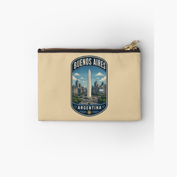 Item preview, Buenos Aires Argentina Vintage Travel Badge | Obelisk Skyline designed and sold by Travel Souvenirs 30.