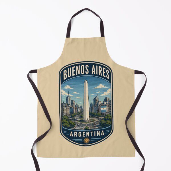 Item preview, Buenos Aires Argentina Vintage Travel Badge | Obelisk Skyline designed and sold by Travel Souvenirs 30.