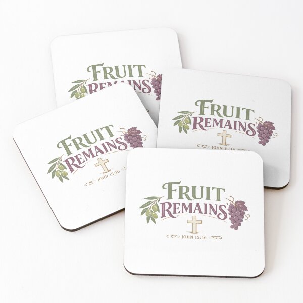 Item preview, Fruit Remains Christian Growth – John 15:16 Bible Verse designed and sold by stylishdzign.