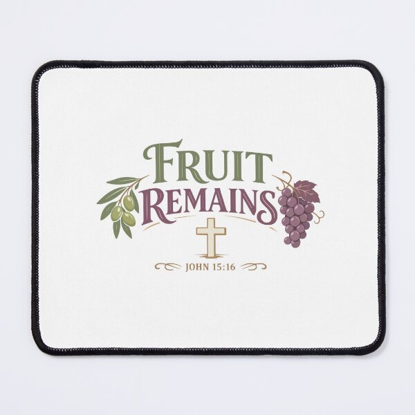 Item preview, Fruit Remains Christian Growth – John 15:16 Bible Verse designed and sold by stylishdzign.