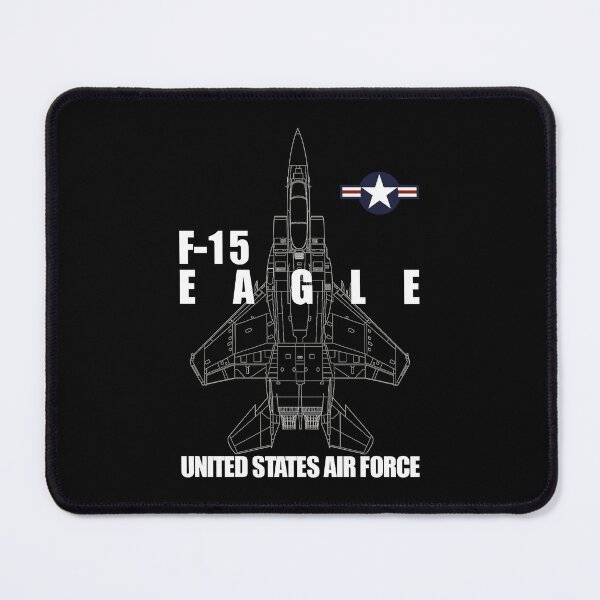 Item preview, F-15 Eagle USAF Blueprint | United States Air Force Fighter Jet Illustration designed and sold by Magazine Combate.