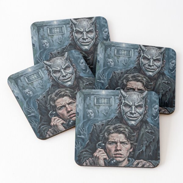 Item preview, The Black Phone Supernatural Horror Fine Art Tribute designed and sold by Art's Diner.