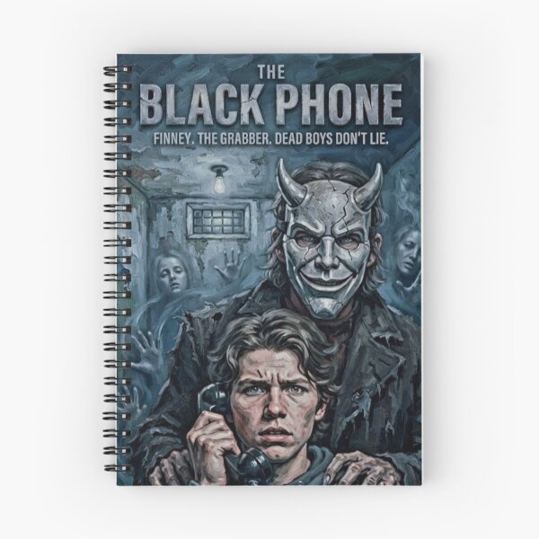 Item preview, The Black Phone Supernatural Horror Fine Art Tribute designed and sold by Art's Diner.