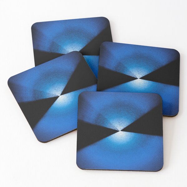 Item preview, Blue Abstract Geometric Gradient Art | Modern Minimalist Digital Design designed and sold by Makenim.