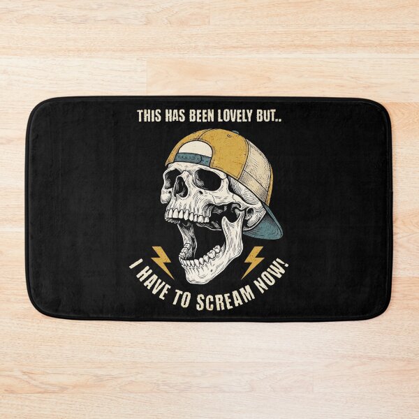 Item preview, This Has Been Lovely But I Have To Scream Now Skull Hat designed and sold by d247.