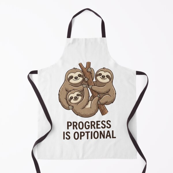 Item preview, Progress Is Optional Sloth designed and sold by GiggleInkTees.