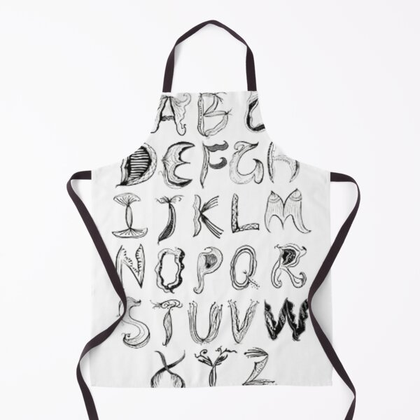 Item preview, Botanical Alphabet Typography Art | Vintage Floral Letter Design designed and sold by Makenim.