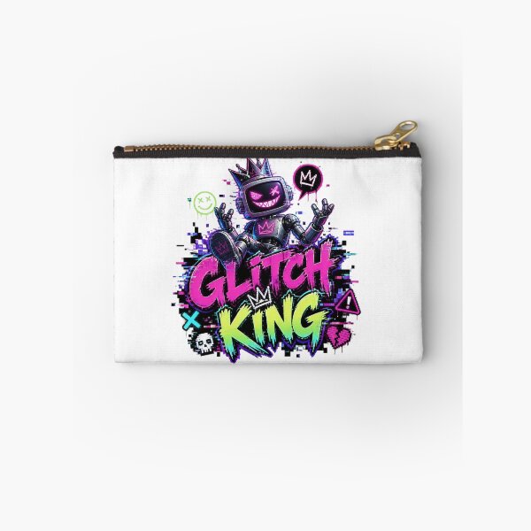 Item preview, GLITCH KING Graffiti Sticker PNG | Cyberpunk Gaming Sticker | RGB Gamer Aesthetic | Hacker Style Vinyl Decal | Laptop, PC & Console Gamer Gift designed and sold by Stylestickers55.