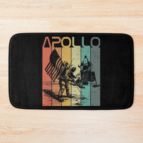 Item preview, Nerdy Apollo Retro Moon Landing Vintage Astronaut Graphic designed and sold by MathWare MathClips.