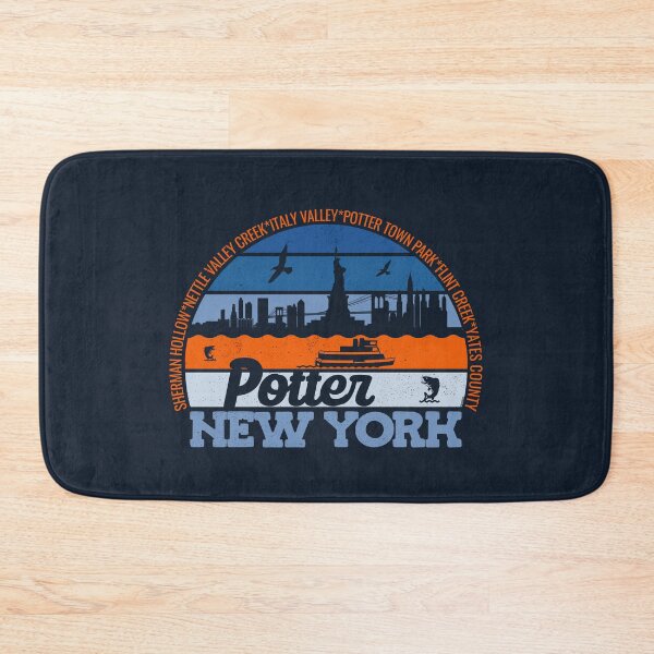 Item preview, Potter New York Sunset Retro Vintage Local Pride Logo designed and sold by CRHPOD20.