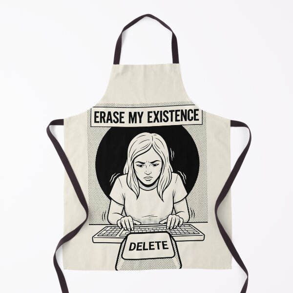 Item preview, Erase My Existence Dark Comic Pop Art Poster designed and sold by DuckOddity.