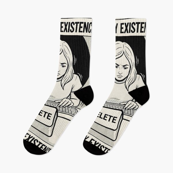 Item preview, Erase My Existence Dark Comic Pop Art Poster designed and sold by DuckOddity.