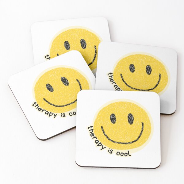 Item preview, therapy is cool designed and sold by K.skadee.