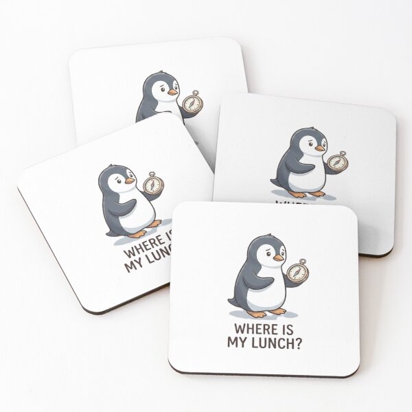 Item preview, Funny Penguin Where Is My Lunch designed and sold by GiggleInkTees.