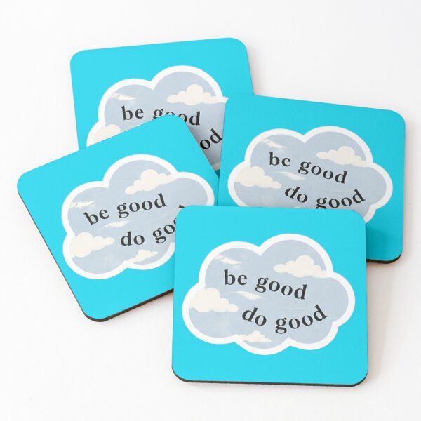 Item preview, Be Good Do Good Cloud Aesthetic Quote Sticker designed and sold by Scro-Ciob-Shop.
