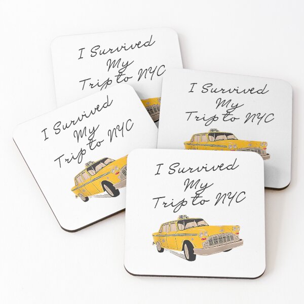 Item preview, I Survived My Trip To NYC Funny New York City Taxi Tourist Travel designed and sold by NinigFox.