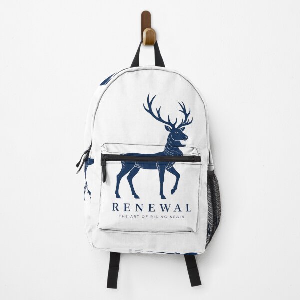 Item preview, Minimalist Standing Stag Renewal Line Art Wellness Logo Design designed and sold by Panom Suavichien.