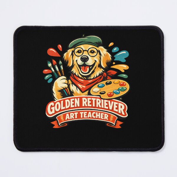 Item preview, Golden Retriever Art Teacher Funny Dog Lover Back To School Artist Gift designed and sold by Sahil Randhawa.