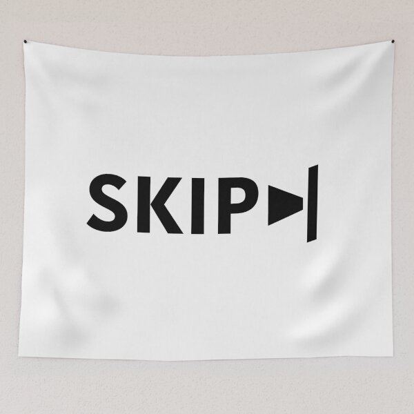 Item preview, Skip To Next Print on White designed and sold by Lichentroupe63.