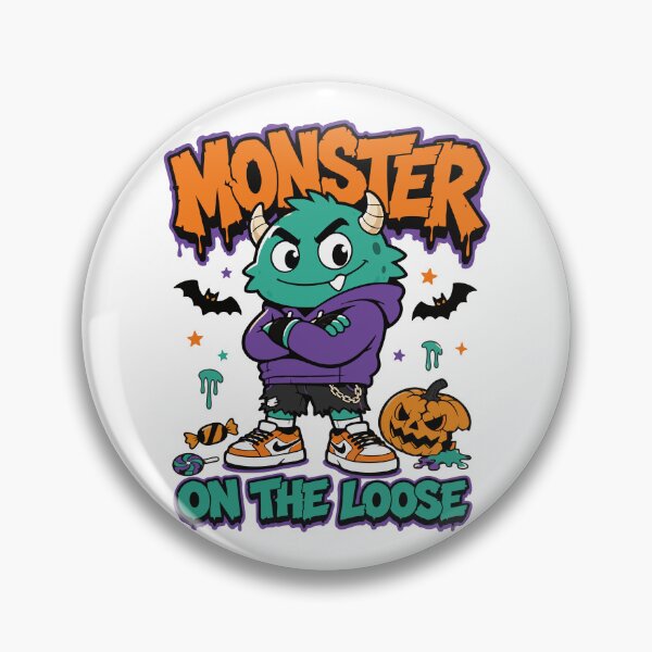 Item preview, Monster On The Loose Halloween Street Monster designed and sold by wizooo411.