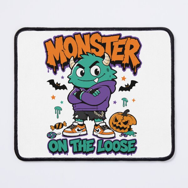 Item preview, Monster On The Loose Halloween Street Monster designed and sold by wizooo411.