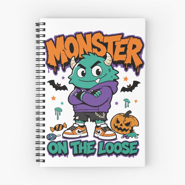 Item preview, Monster On The Loose Halloween Street Monster designed and sold by wizooo411.