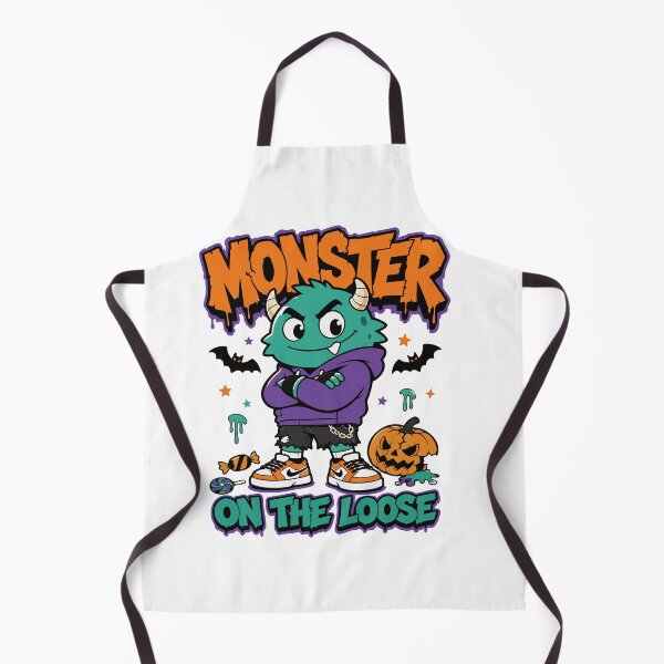 Item preview, Monster On The Loose Halloween Street Monster designed and sold by wizooo411.