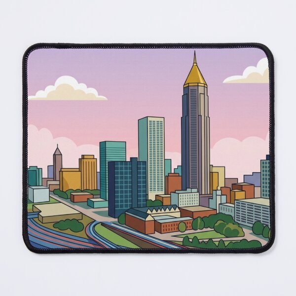 Item preview, Georgia Scenic Vintage Style Travel Advert designed and sold by Dimensionality.