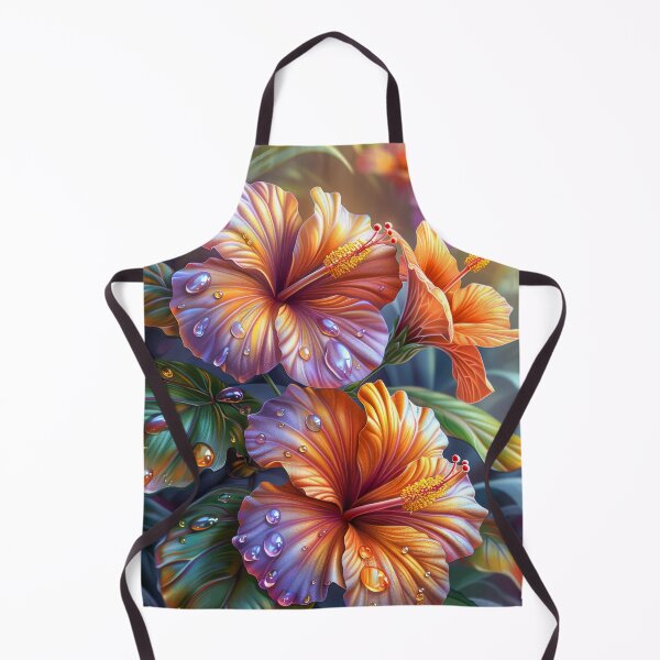 Item preview, Colorful Hibiscus Art – Tropical Flowers designed and sold by MargaretWiktor.