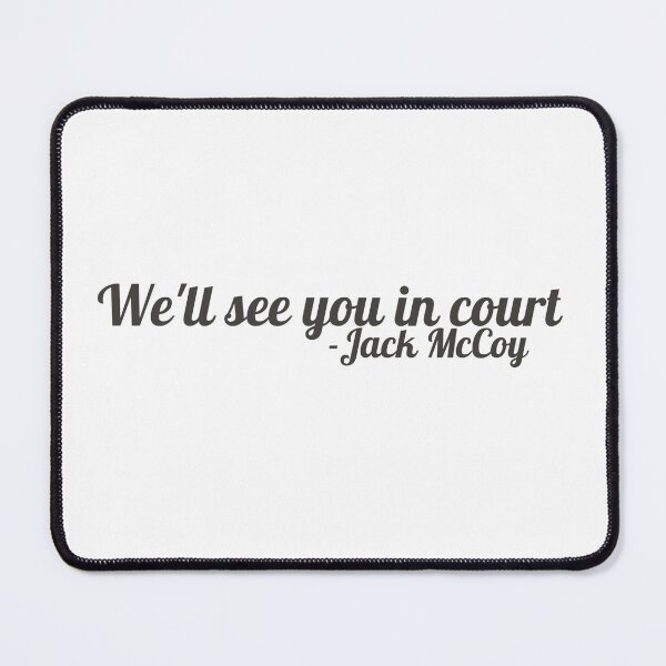Item preview, We’ll See You in Court Sticker | Law & Order Inspired Legal Quote | Courtroom Humor designed and sold by JusticeForSale.