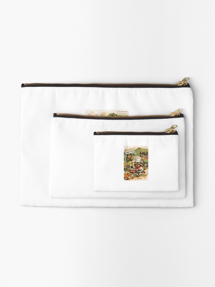 Thumbnail 2 of 4, Zipper Pouch, Chef Racoo designed and sold by RobertAndMeeko.