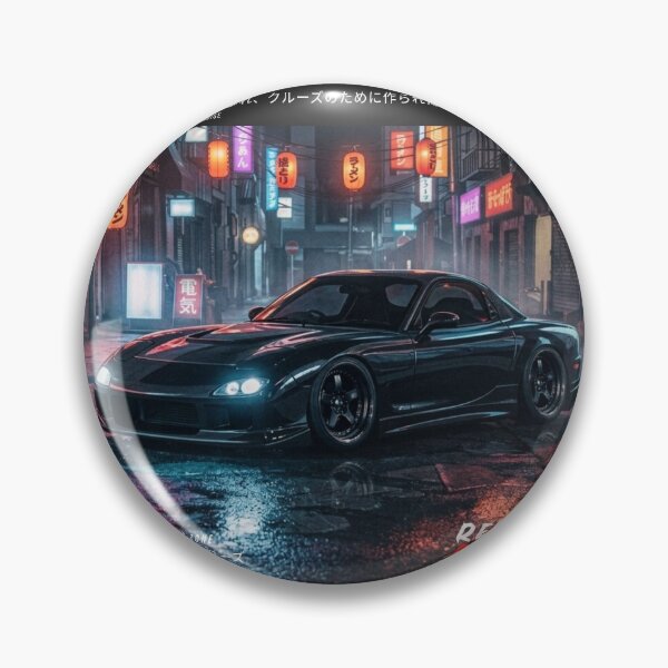 Item preview, Tokyo Neon Street Racing Car Art - Front designed and sold by RedlineCircuit.