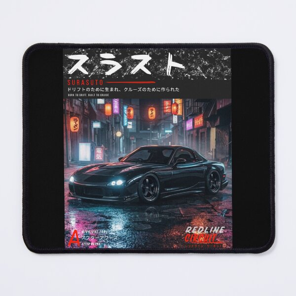 Item preview, Tokyo Neon Street Racing Car Art - Front designed and sold by RedlineCircuit.
