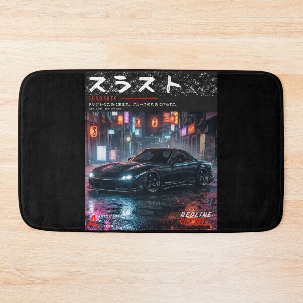 Item preview, Tokyo Neon Street Racing Car Art - Front designed and sold by RedlineCircuit.