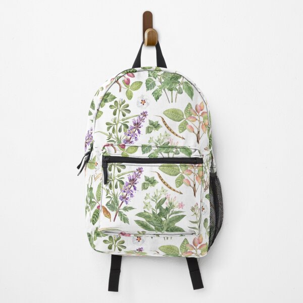 Item preview, Watercolor Botanical Pattern on White designed and sold by Flowersforbear.